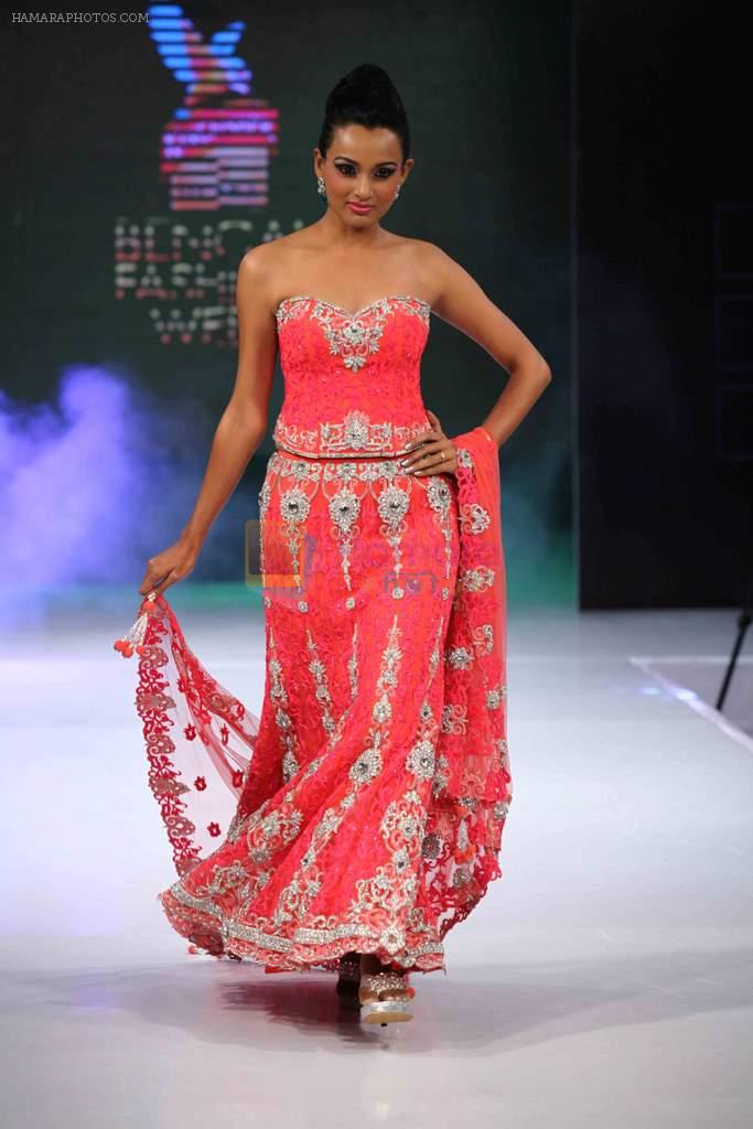 Reshmi Ghosh walks for designer AD Singh at Bengal Fashion Week day 2